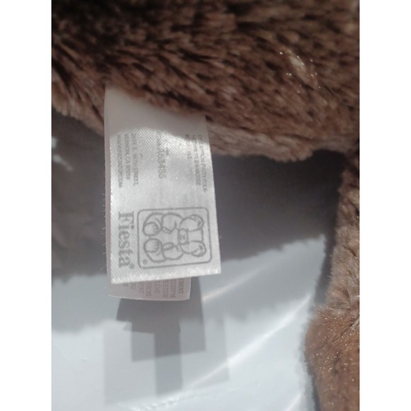 Fiesta Fuzzy Folk Bean Bag Moose Dakota 22" Plush Stuffed Animal Valentines Toy - Picture 6 of 8